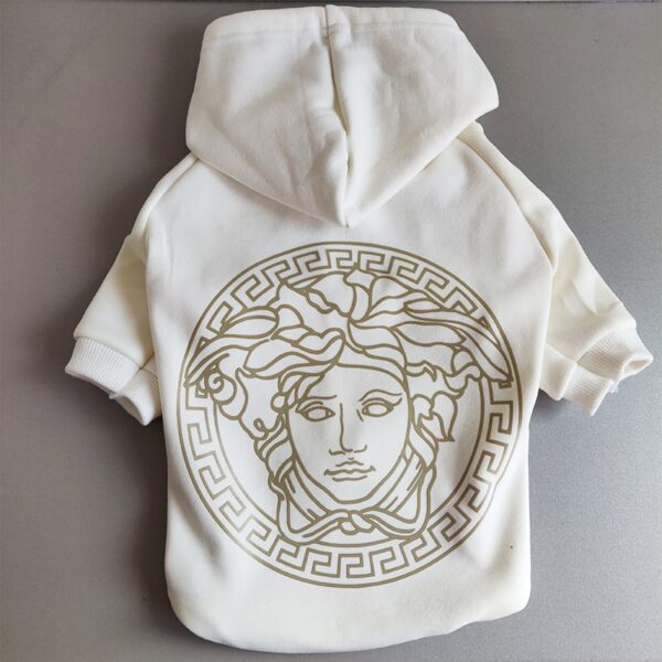 versace dog hoodie