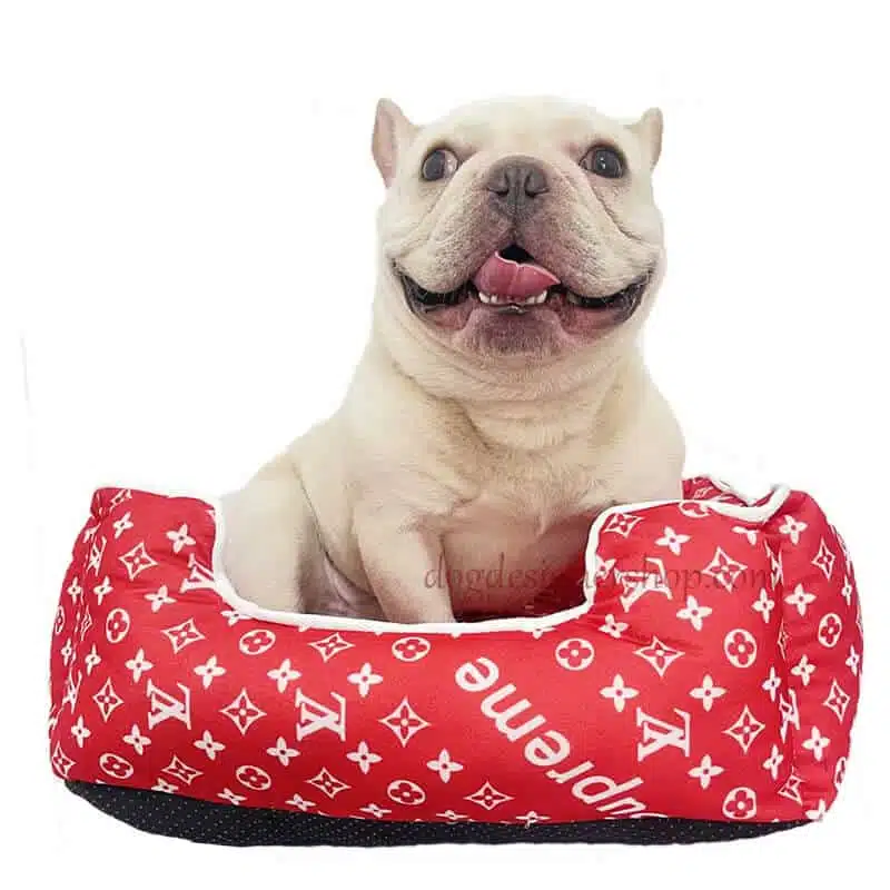 Louis Pawtton Originals Designer Dog Circle Bed | Supreme Dog Garage