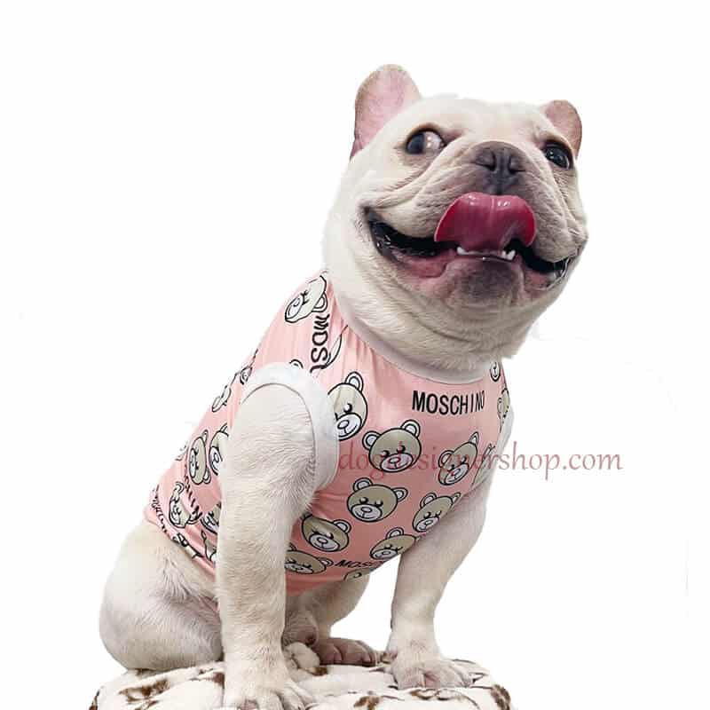 Moschino dog tank| New dog t-shirt vest for small to large , Luxury W305#  |Dogdesignershop