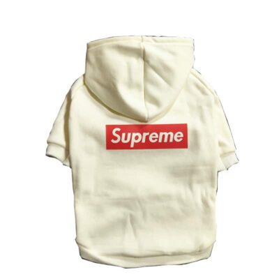 supreme dog hoodie