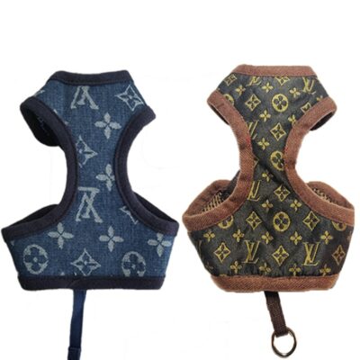louis Vuitton padded dog harness