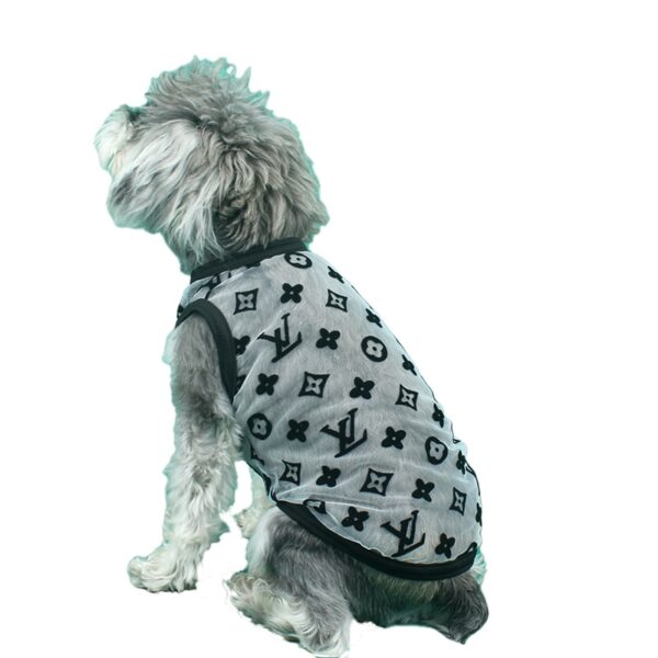 Louis Vuitton dog mesh clothes LV dog cat summer Tshirt , luxury