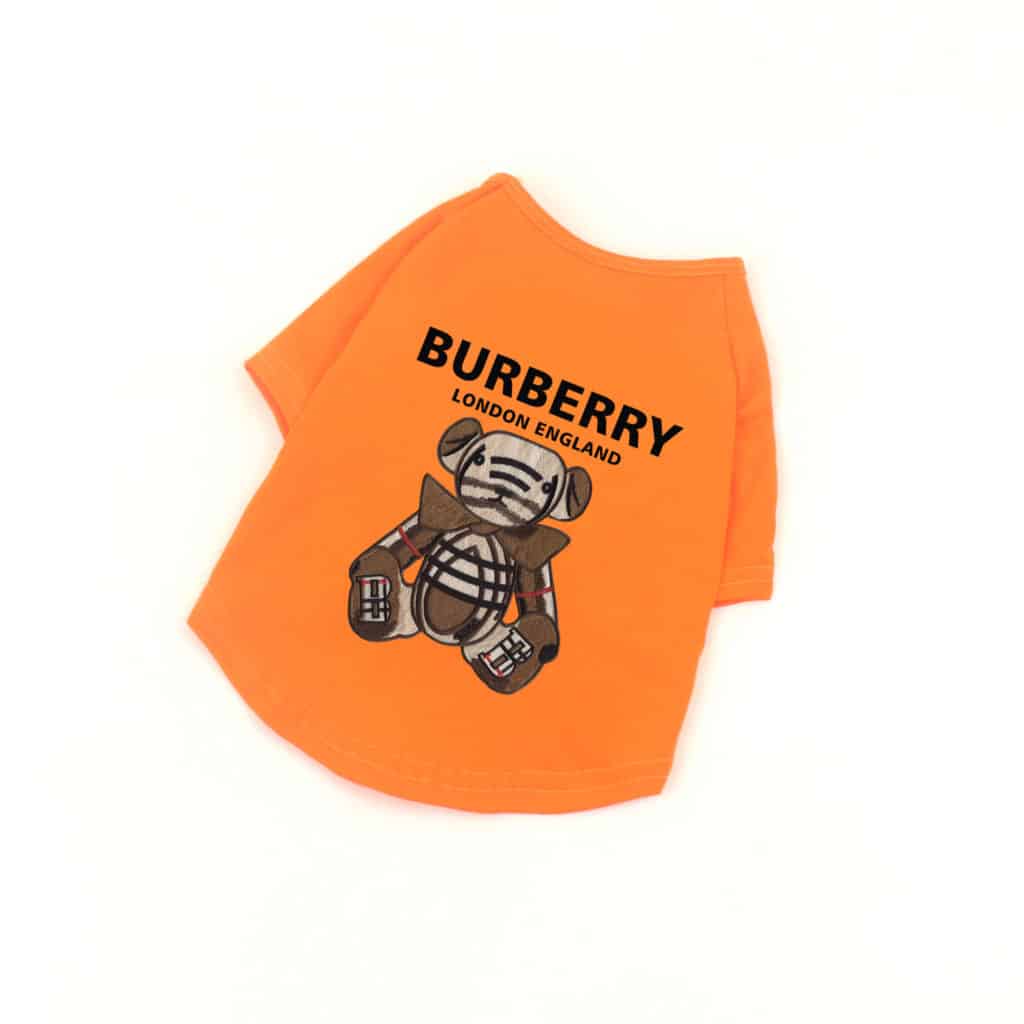 burberry dog clothes Luxury pet summer tshirt ,designer dog clothes