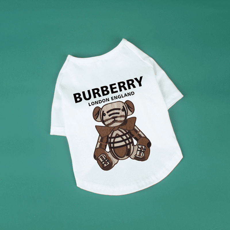 Burberry Dog Clothes | Luxury Pet Summer Tshirt ,designer Dog Clothes  W154#| Dogdesignershop