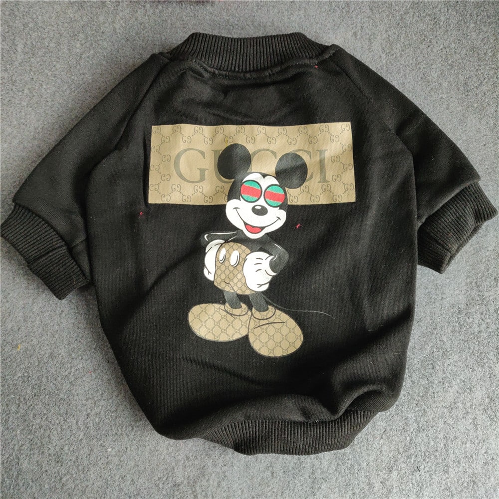 Gucci Dog Sweatshirt |Luxury Best Cute Small Medium Dogs Gucci T-Shirts  W290 | Dogdesignershop