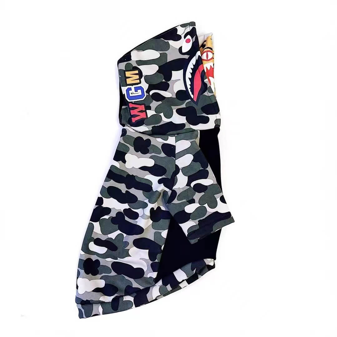 Shark dog hoodie w412 Dog Designer Shop