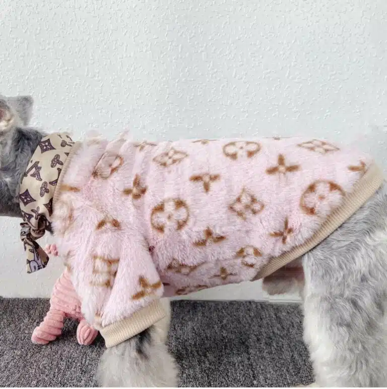 fur dog sweater