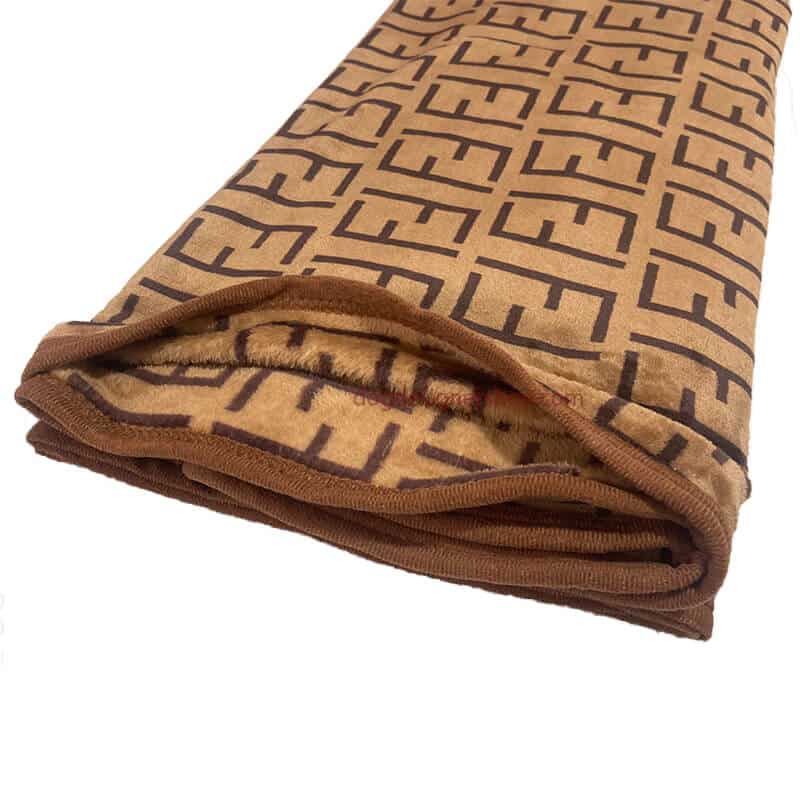Fendi dog blankets