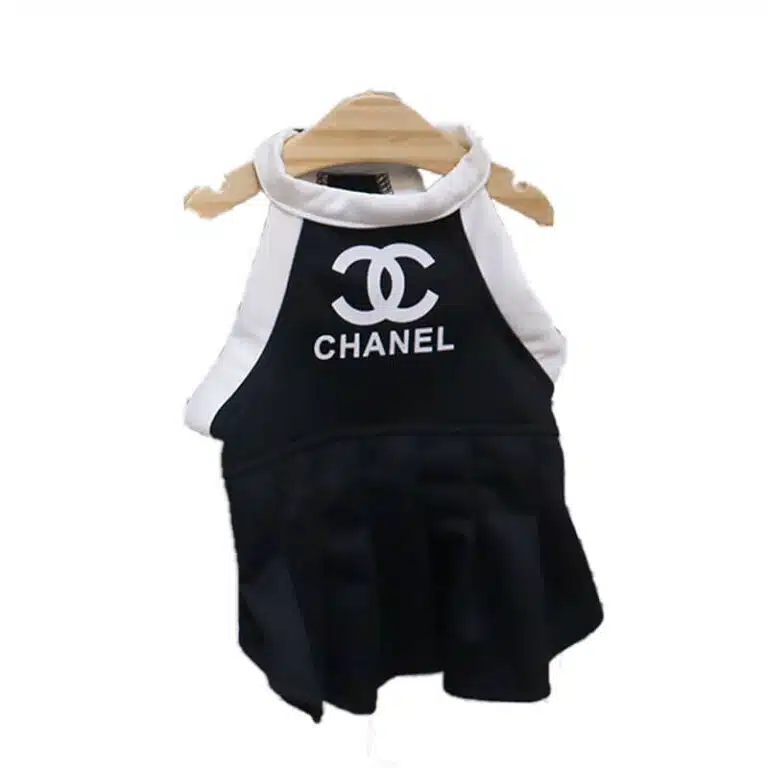 Chanel inspired dog dress