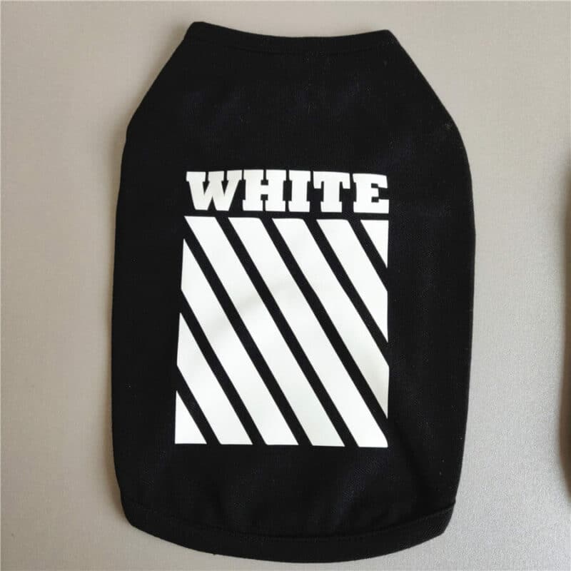 off white dog clothes