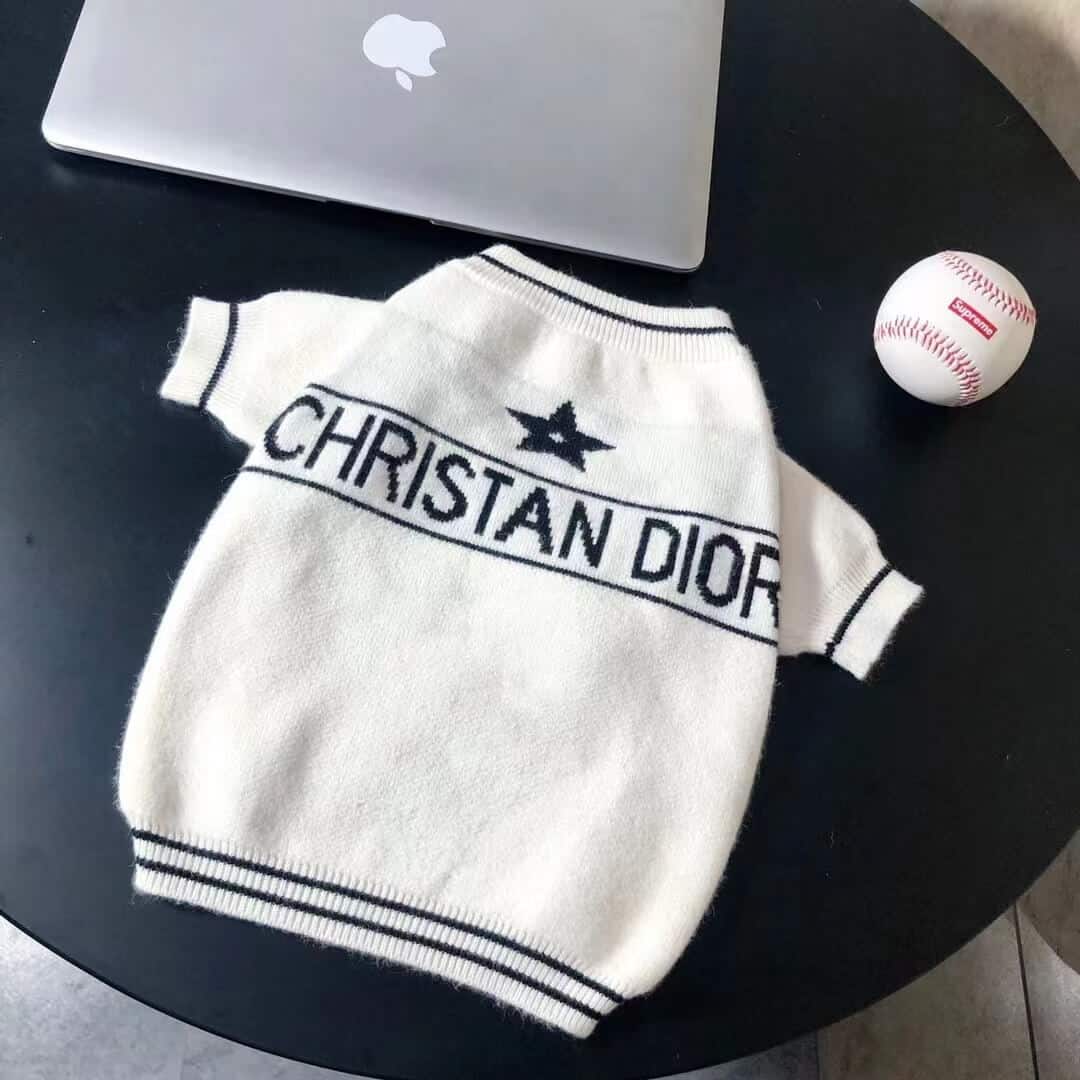 christian dior dog sweater