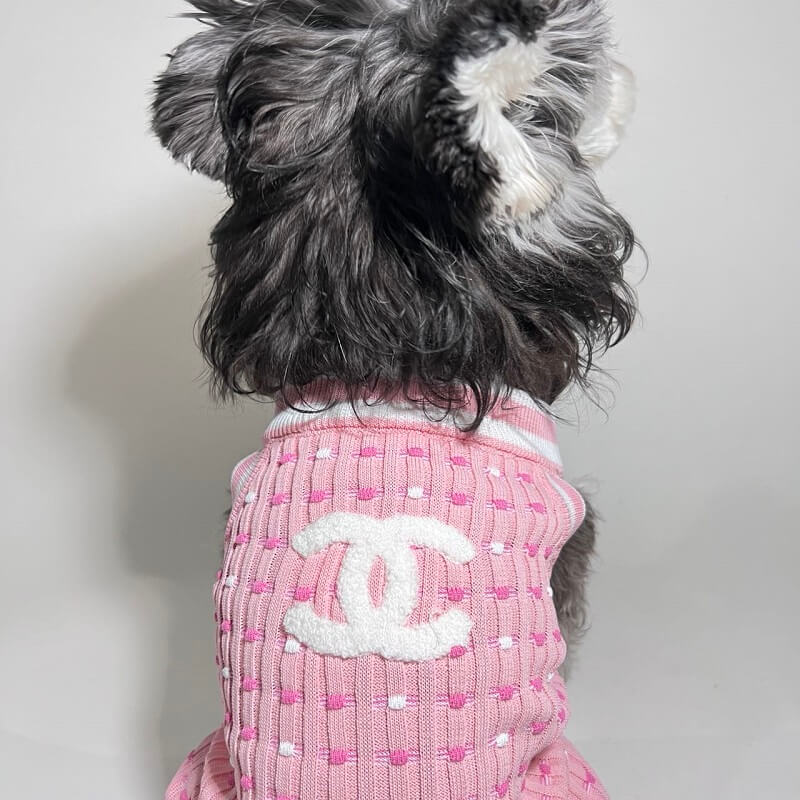 pink Dog sweater w526# - Dog Designer Shop