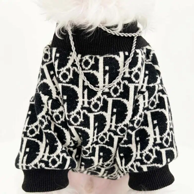 DIOR dog sweaters for large dogs