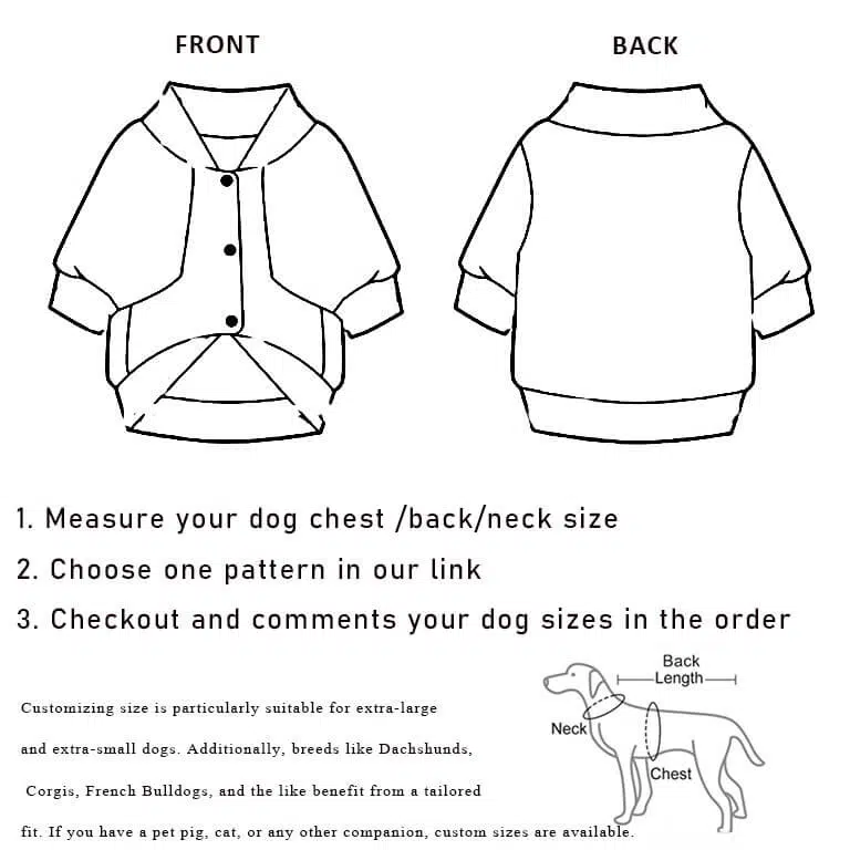 custom dog coats | custom fit pet coats | dogdesignershop