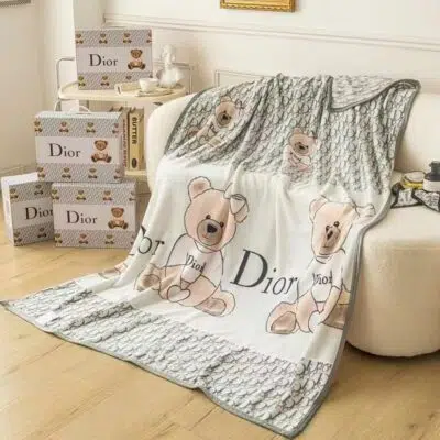 Dior dog blanket for couch