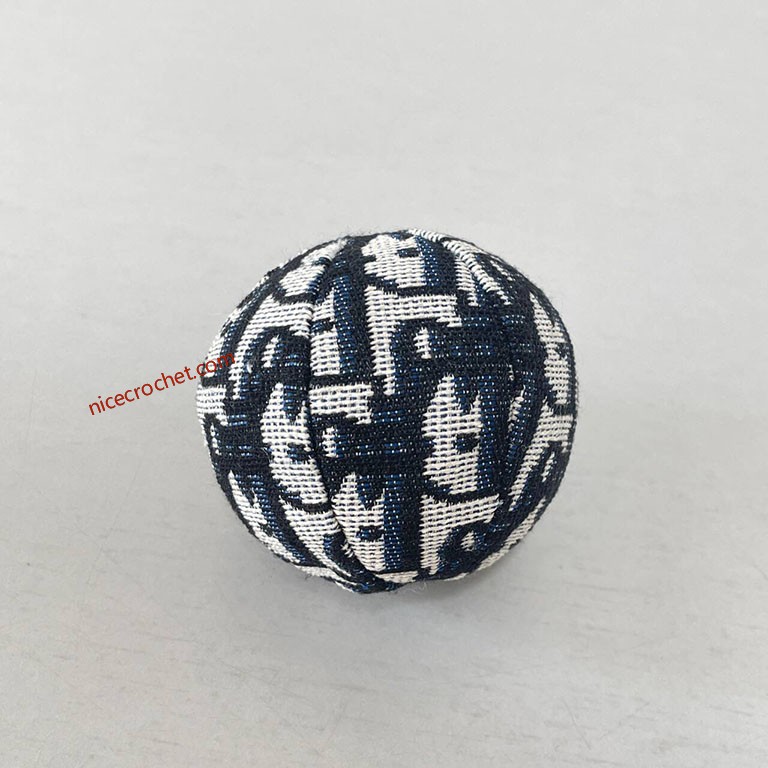 Dior dog ball toy