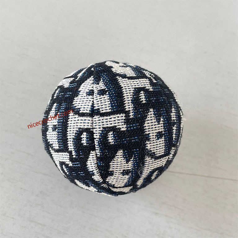Dior dog ball toy