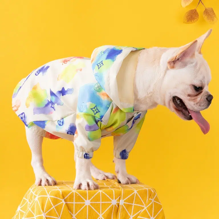 lv dog hoodie for small dog