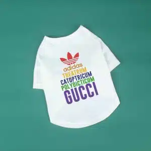 Gucci adidas dog t-shirt (7)